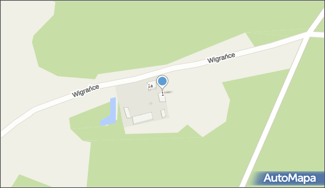 Wigrańce, Wigrańce, 1, mapa Wigrańce