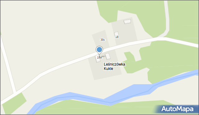 Wigrańce, Wigrańce, 18a, mapa Wigrańce