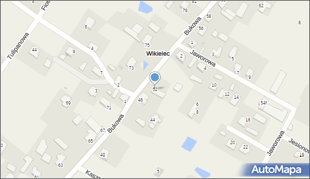 Wikielec, Wikielec, 51, mapa Wikielec