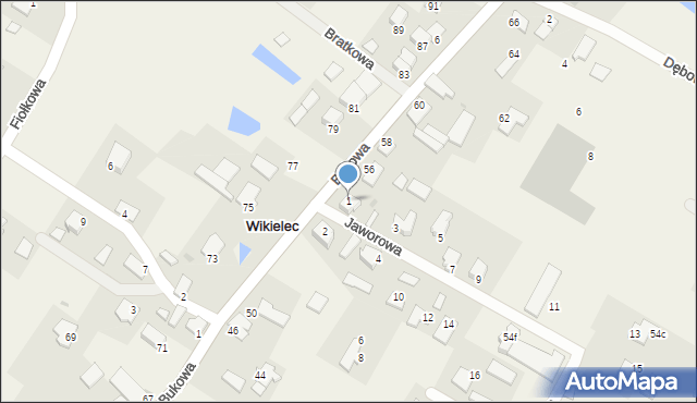 Wikielec, Wikielec, 56, mapa Wikielec