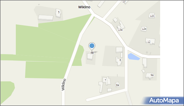 Wiklino, Wiklino, 6B, mapa Wiklino