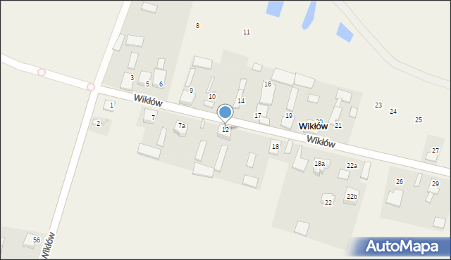 Wikłów, Wikłów, 12, mapa Wikłów