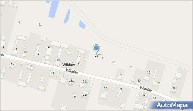 Wikłów, Wikłów, 23, mapa Wikłów