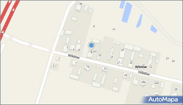 Wikłów, Wikłów, 9, mapa Wikłów