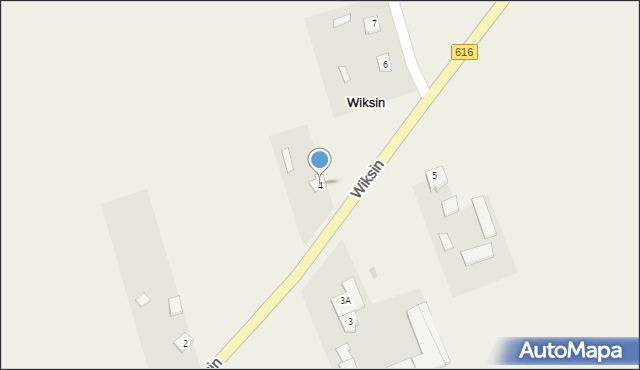 Wiksin, Wiksin, 4, mapa Wiksin