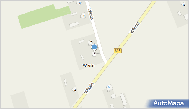 Wiksin, Wiksin, 6, mapa Wiksin