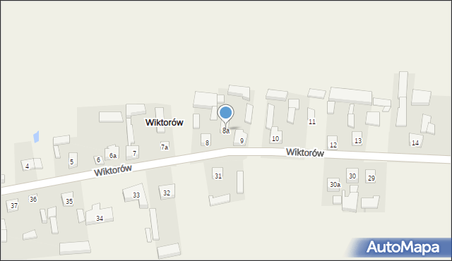 Wiktorów, Wiktorów, 8a, mapa Wiktorów