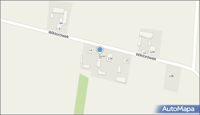 Wiktorówek, Wiktorówek, 13, mapa Wiktorówek