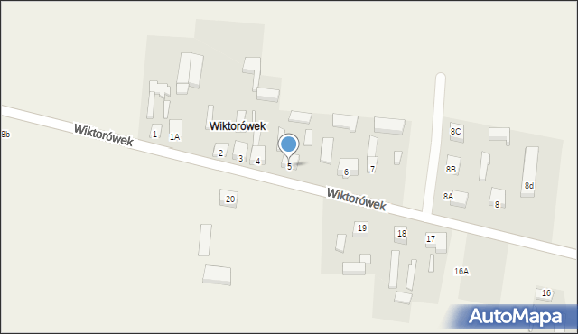 Wiktorówek, Wiktorówek, 5, mapa Wiktorówek