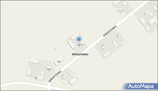 Wiktorówko, Wiktorówko, 69, mapa Wiktorówko