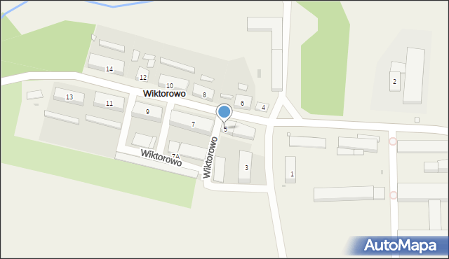 Wiktorowo, Wiktorowo, 5, mapa Wiktorowo