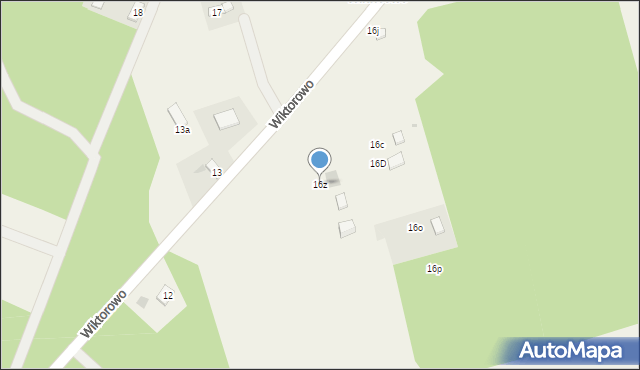 Wiktorowo, Wiktorowo, 16z, mapa Wiktorowo