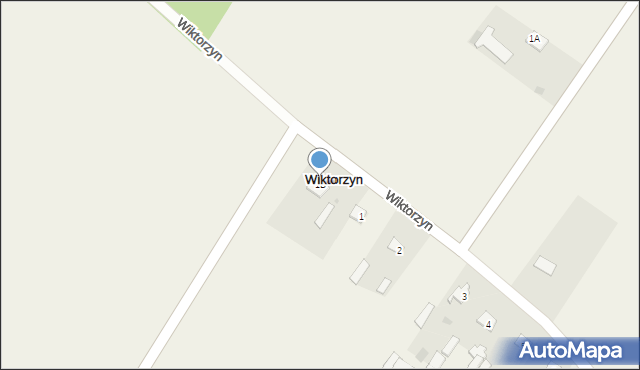 Wiktorzyn, Wiktorzyn, 1B, mapa Wiktorzyn