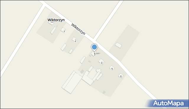 Wiktorzyn, Wiktorzyn, 3, mapa Wiktorzyn