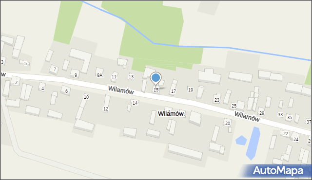 Wilamów, Wilamów, 15, mapa Wilamów