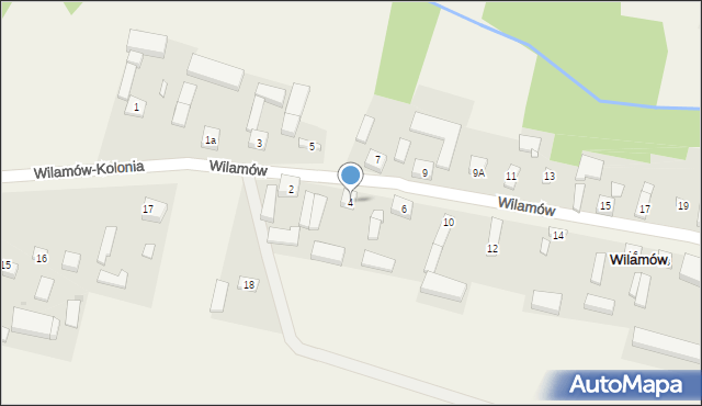 Wilamów, Wilamów, 4, mapa Wilamów