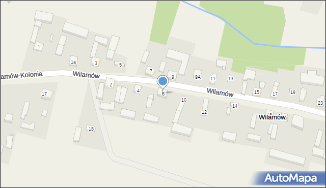 Wilamów, Wilamów, 6, mapa Wilamów