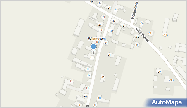 Wilamowa, Wilamowa, 16, mapa Wilamowa