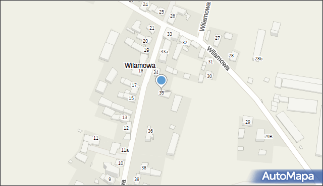 Wilamowa, Wilamowa, 35, mapa Wilamowa