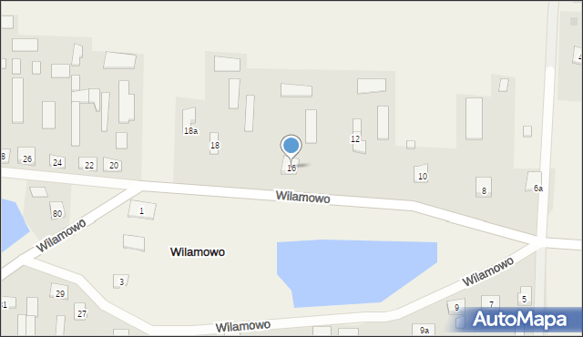 Wilamowo, Wilamowo, 16, mapa Wilamowo