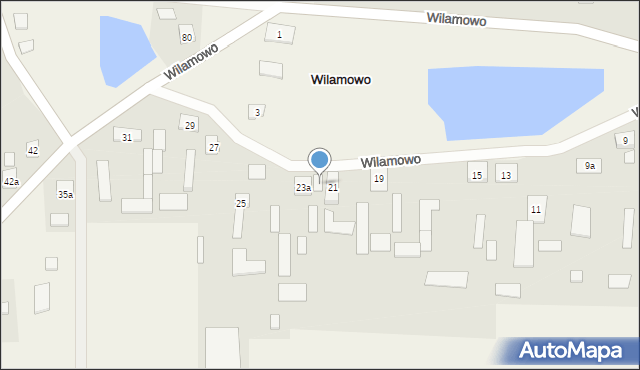 Wilamowo, Wilamowo, 23, mapa Wilamowo