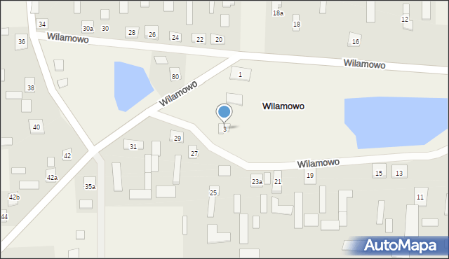 Wilamowo, Wilamowo, 3, mapa Wilamowo