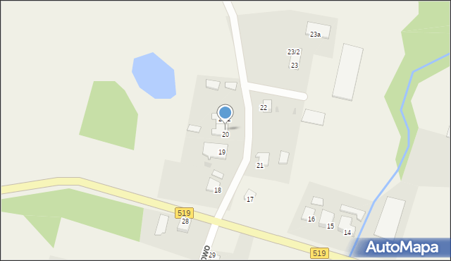 Wilamowo, Wilamowo, 20/1, mapa Wilamowo
