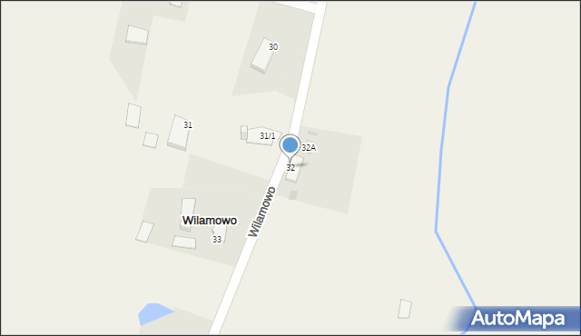 Wilamowo, Wilamowo, 32, mapa Wilamowo