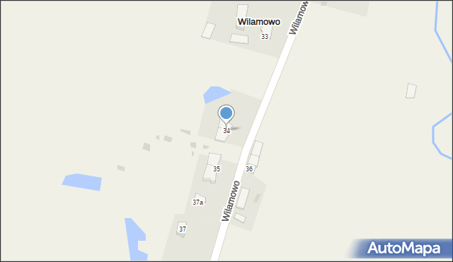 Wilamowo, Wilamowo, 34, mapa Wilamowo