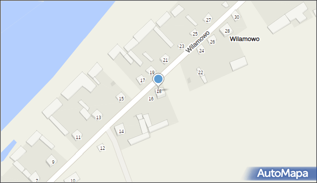 Wilamowo, Wilamowo, 18, mapa Wilamowo