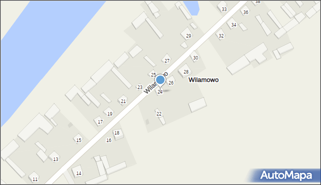 Wilamowo, Wilamowo, 24, mapa Wilamowo