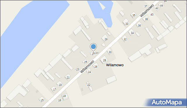 Wilamowo, Wilamowo, 27, mapa Wilamowo