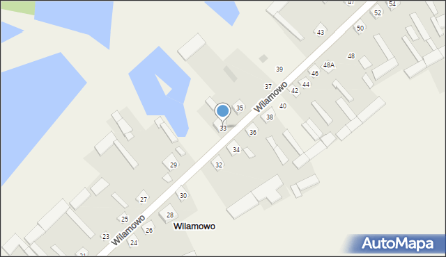 Wilamowo, Wilamowo, 33, mapa Wilamowo