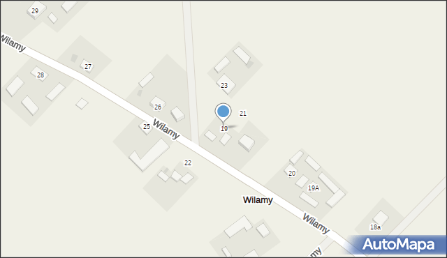 Wilamy, Wilamy, 19, mapa Wilamy