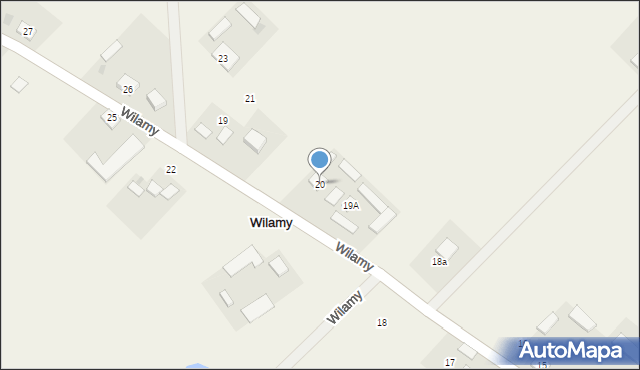 Wilamy, Wilamy, 20, mapa Wilamy