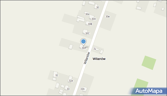 Wilanów, Wilanów, 31A, mapa Wilanów