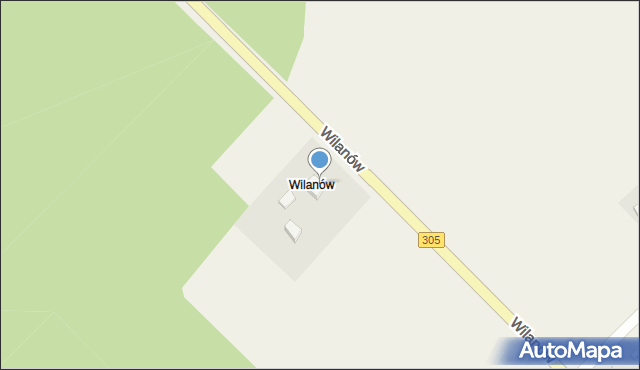 Wilanów, Wilanów, 1, mapa Wilanów