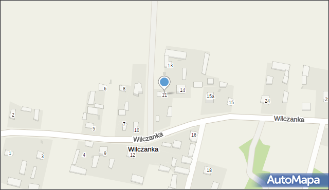 Wilczanka, Wilczanka, 11, mapa Wilczanka