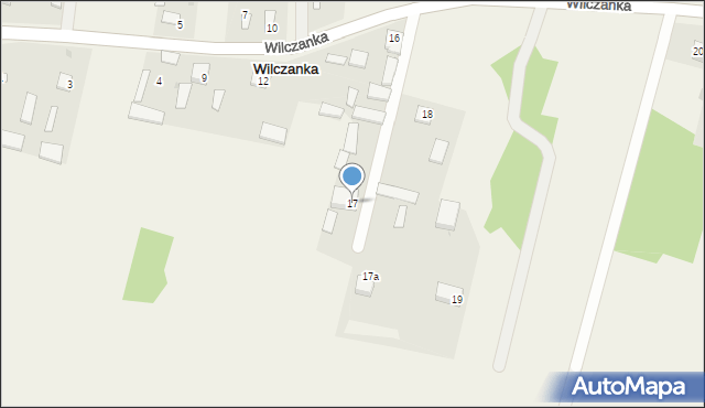 Wilczanka, Wilczanka, 17, mapa Wilczanka