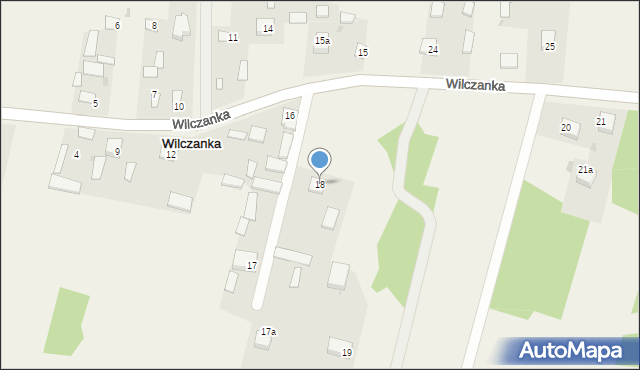 Wilczanka, Wilczanka, 18, mapa Wilczanka