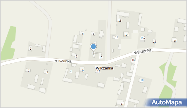 Wilczanka, Wilczanka, 7, mapa Wilczanka