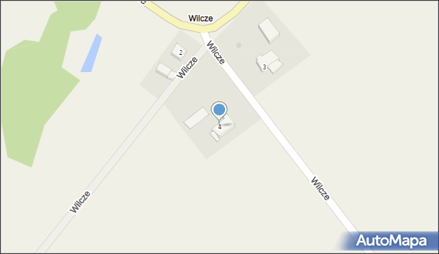 Wilcze, Wilcze, 4, mapa Wilcze