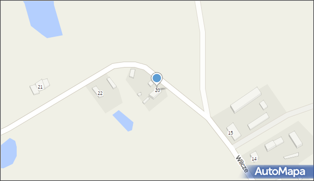 Wilcze, Wilcze, 20, mapa Wilcze