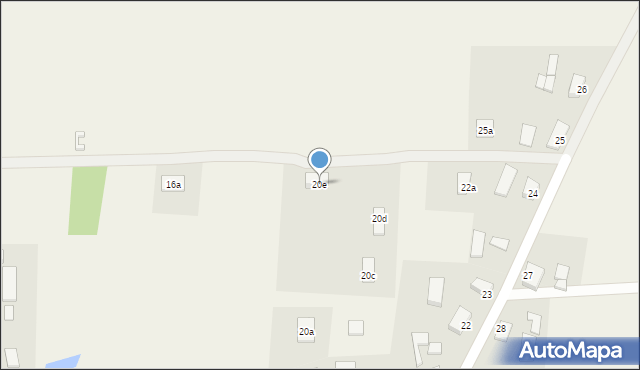 Wilcze Laski, Wilcze Laski, 20e, mapa Wilcze Laski