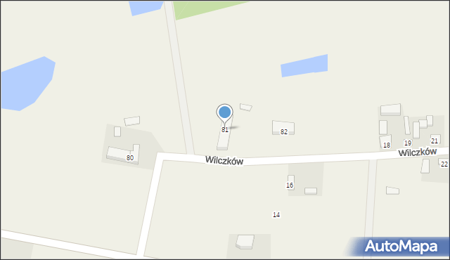 Wilczków, Wilczków, 81, mapa Wilczków