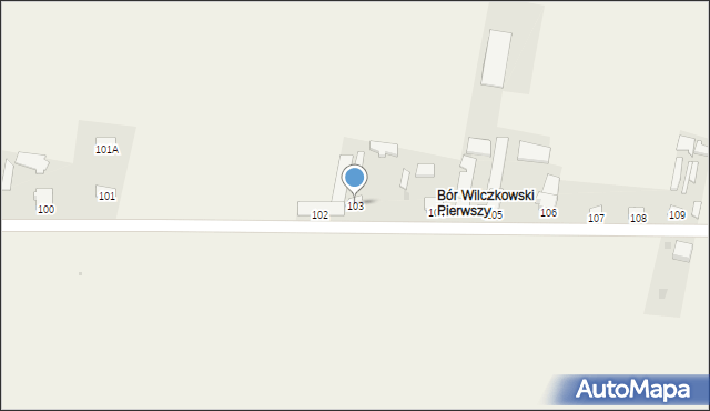 Wilczkowice, Wilczkowice, 103, mapa Wilczkowice