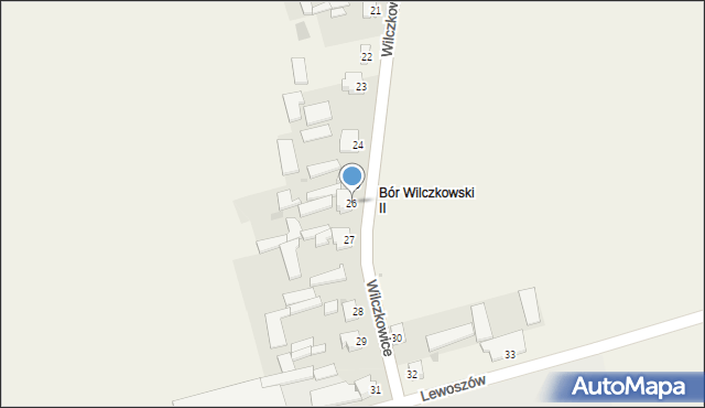 Wilczkowice, Wilczkowice, 26, mapa Wilczkowice