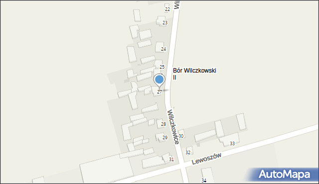 Wilczkowice, Wilczkowice, 27, mapa Wilczkowice