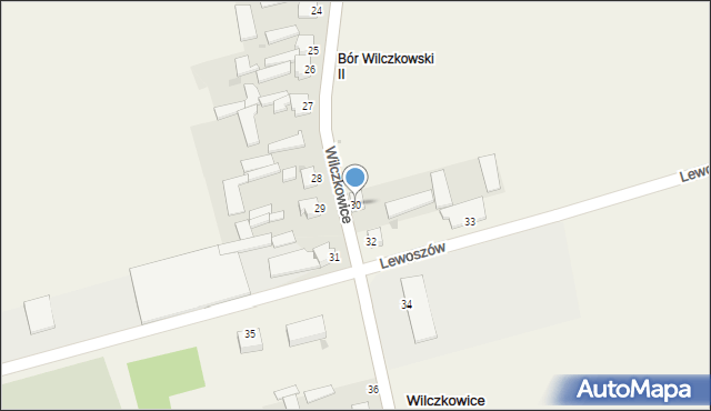 Wilczkowice, Wilczkowice, 30, mapa Wilczkowice