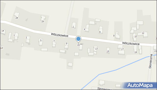 Wilczkowice, Wilczkowice, 11, mapa Wilczkowice